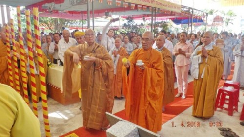 Khánh Hòa: Lễ đặt đá xây dựng chùa Long Phước