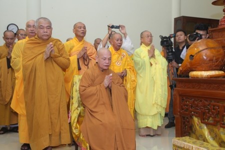 Ban lễ tang Cố Hòa thượng Thích Chơn Thiện