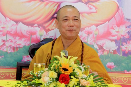 Hà Tĩnh: Hòa thượng Thích Bảo Nghiêm thuyết giảng tại trường hạ Phật giáo tỉnh