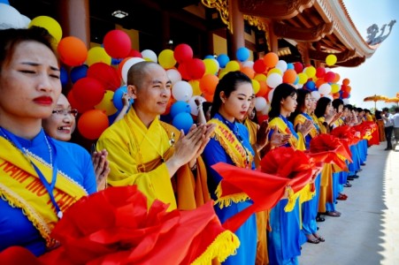 Nghệ An: Lễ lạc thành ngôi Đại hùng bảo điện có niên đại hơn 600 năm