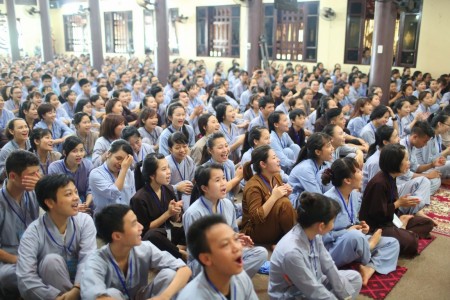 Ngày tu tập thứ 3 tại khóa tu “Trở về chốn bình yên”