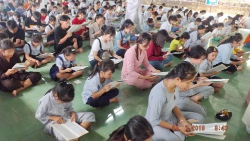 Khóa tu mùa hè lần 10 tại chùa Linh Sơn Pháp Ấn