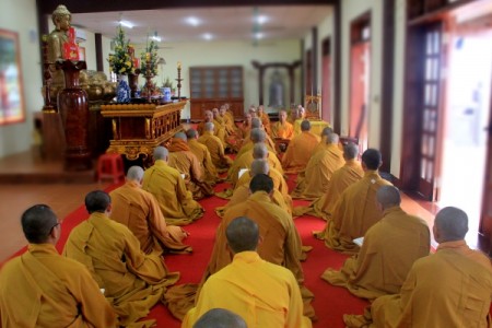 Hà Tĩnh: Lễ Bố Tát tụng giới tại Trung tâm Văn hóa Phật giáo