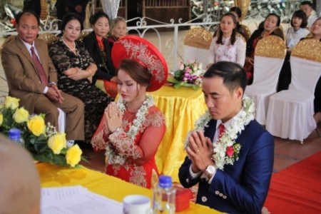 Lễ hằng thuận – Nét đẹp hôn lễ trong nhà chùa