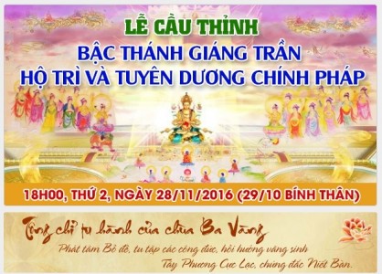 Đôi lời về thông bạch 'Cầu thỉnh bậc Thánh giáng trần' của chùa Ba Vàng