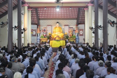 Chùa Hòa Phúc ngày tu an lạc tháng 6