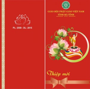 Hà Tĩnh: Thư mời tham dự Lễ khai mạc Đại lễ Phật đản PL. 2559 – DL. 2015