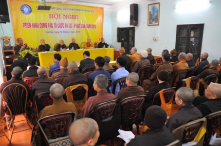 Hà Nội: Hội nghị triển khai công tác tổ chức an cư – Phật đản năm 2018