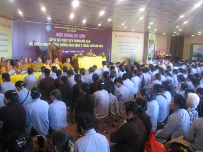 Nghệ An: Phật giáo tỉnh sơ kết hoạt động 6 tháng đầu năm 2016