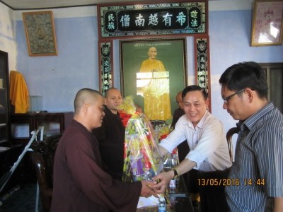  Khánh Hòa: Lãnh đạo chính quyền tỉnh thăm Phật giáo thị xã Ninh Hòa