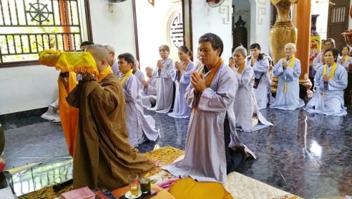 Đạo tràng Bát quan trai Tổ đình Thiên Bửu tổ chức lễ tri ân Tam bảo và tổng kết cuối năm