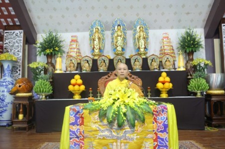 Hà Nội: Thượng tọa Thích Chân Tính thuyết giảng tại chùa Hòa Phúc