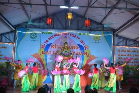 Phú Thọ: Chương trình văn nghệ chào mừng Phật đản PL 2560