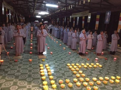 Khánh Hòa: Chùa Sắc tứ Minh Thiện lễ vía Đức Phật A Di Đà