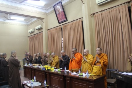 Cuộc họp đầu tiên của Viện Nghiên cứu Phật học Việt Nam nhiệm kỳ 2017 – 2022