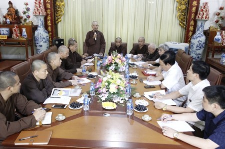 Phật giáo Vĩnh Phúc họp giải quyết vụ việc của Đại đức Thích Thanh Toàn