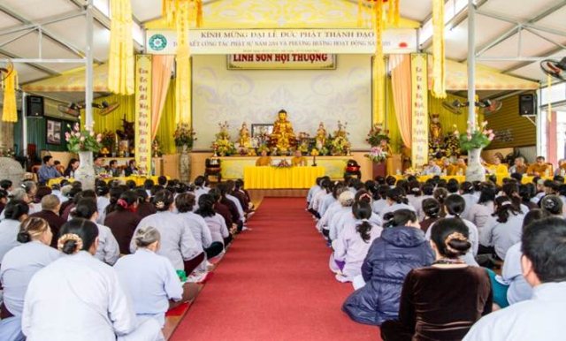 BTS GHPGVN tỉnh Nghệ An tổng kết công tác Phật sự năm 2014