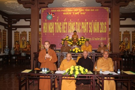 Gia Lai: Tổng kết công tác Phật sự 2016 và phương hướng hoạt động 2017