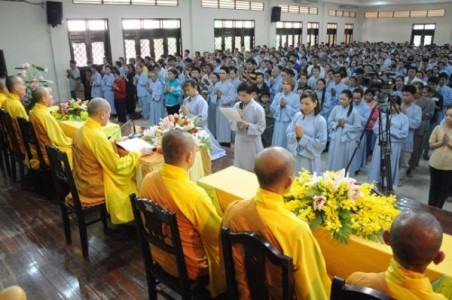 Thông báo đăng ký làm lễ quy y Tam bảo tại chùa Hòa Phúc