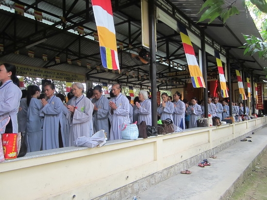 Chùa Sắc Tứ Minh Thiện khai khóa tu niệm Phật đầu năm Ất Mùi