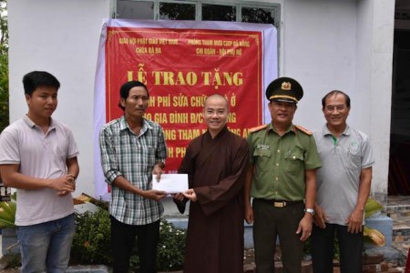 Đội TNV máu sống GĐPT Đà Nẵng hỗ trợ sửa chữa và xây dựng nhà tình nghĩa