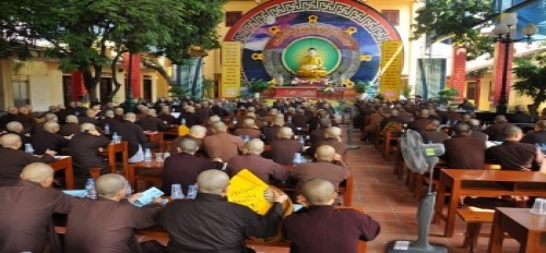 Hà Nội: Hội nghị tập huấn Tăng sự cho các hành giả an cư tại 09 trường hạ phía Đông