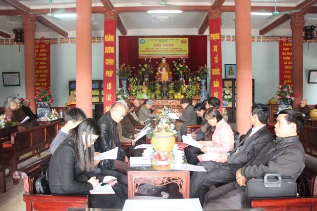 BTS GHPGVN tỉnh Thái Bình tổng kết công tác Phật sự 2014