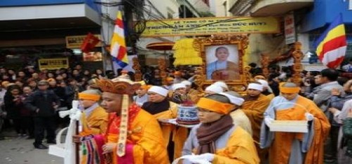 Phụng tống Kim Quan trà tỳ cố NT. Thích Đàm Ánh đạo hiệu Đức Huy