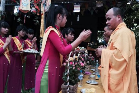 Nghệ An: Lễ vu lan báo hiếu tại chùa Am Ốc 