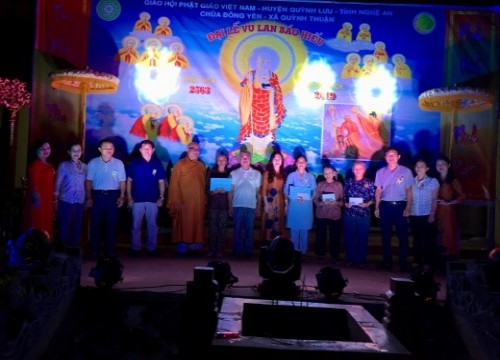 Nghệ An: Lễ Vu lan báo hiếu tại chùa Đông Yên