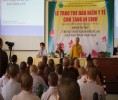 Quỹ Đạo Phật Ngày Nay kết hợp với TTYK Phước An hỗ trợ bảo hiểm y tế cho 600 Tăng Ni sinh
